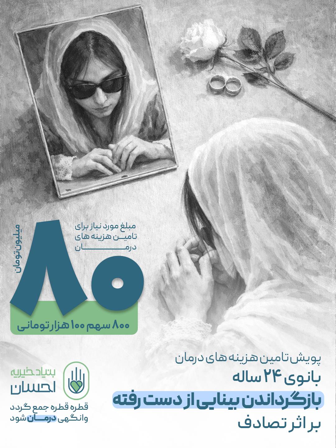بانویى ٢٢ ساله، از نعمت پدر محروم!